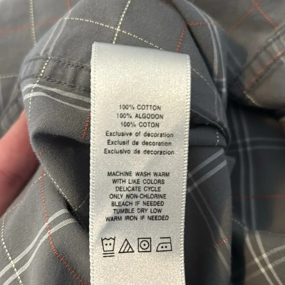 Original Penguin men’s gray long sleeve button down shirt size small - Picture 9 of 9